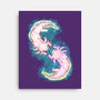 Axolotl Dance-None-Stretched-Canvas-nickzzarto