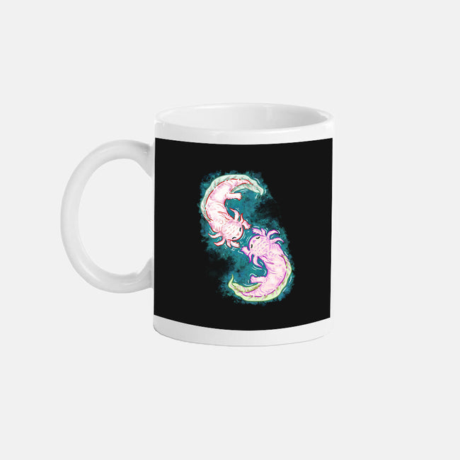 Axolotl Dance-None-Mug-Drinkware-nickzzarto