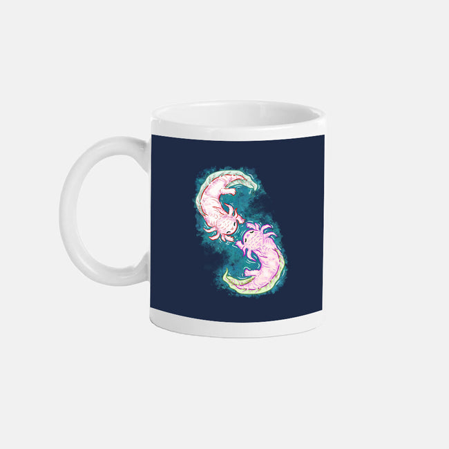Axolotl Dance-None-Mug-Drinkware-nickzzarto