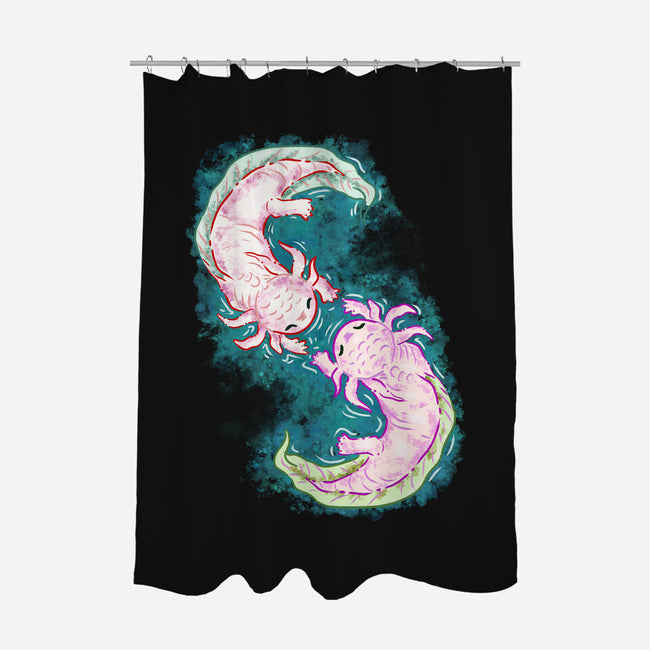 Axolotl Dance-None-Polyester-Shower Curtain-nickzzarto