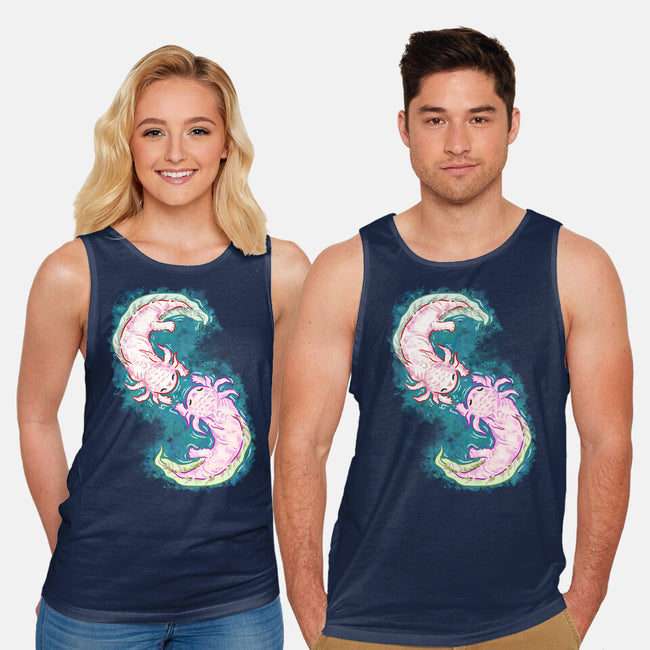 Axolotl Dance-Unisex-Basic-Tank-nickzzarto