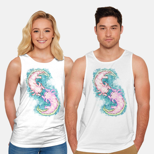 Axolotl Dance-Unisex-Basic-Tank-nickzzarto
