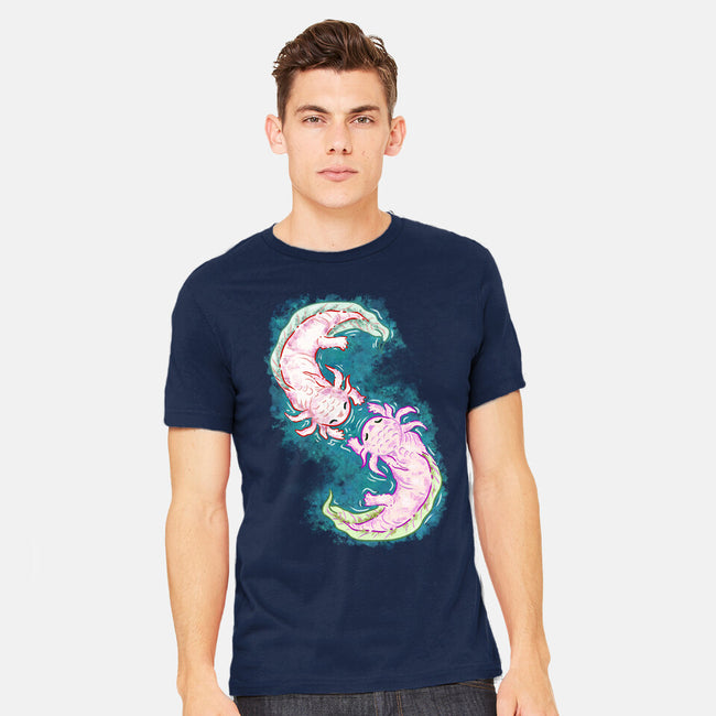 Axolotl Dance-Mens-Heavyweight-Tee-nickzzarto
