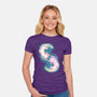 Axolotl Dance-Womens-Fitted-Tee-nickzzarto