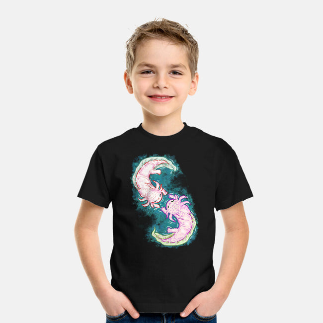 Axolotl Dance-Youth-Basic-Tee-nickzzarto