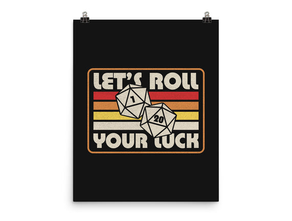 RPG Vintage Roll For Luck