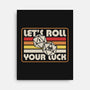 RPG Vintage Roll For Luck-None-Stretched-Canvas-Studio Mootant
