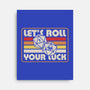 RPG Vintage Roll For Luck-None-Stretched-Canvas-Studio Mootant