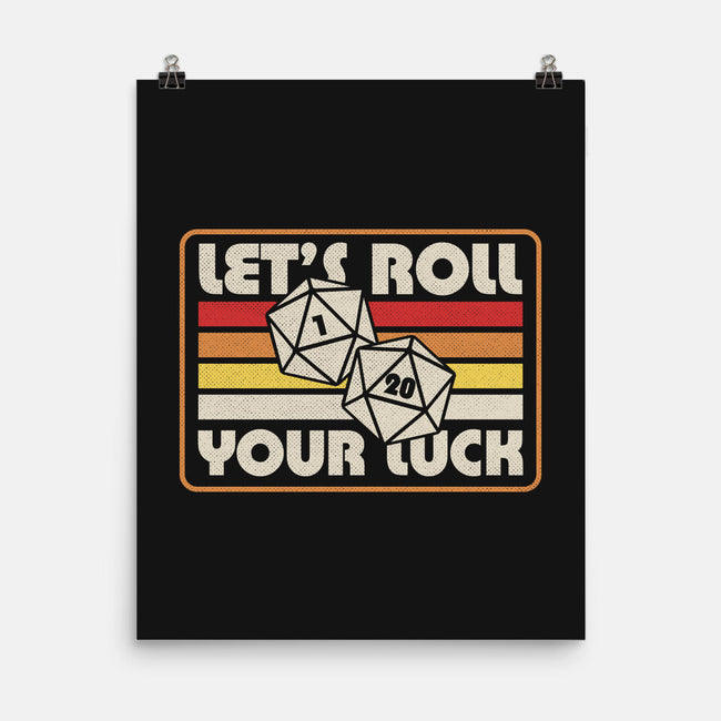 RPG Vintage Roll For Luck-None-Matte-Poster-Studio Mootant