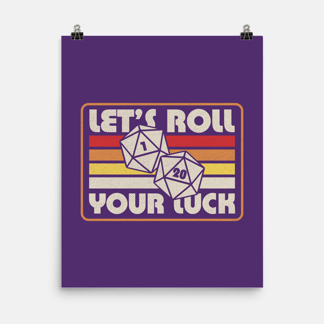 RPG Vintage Roll For Luck-None-Matte-Poster-Studio Mootant