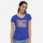 RPG Vintage Roll For Luck-Womens-V-Neck-Tee-Studio Mootant