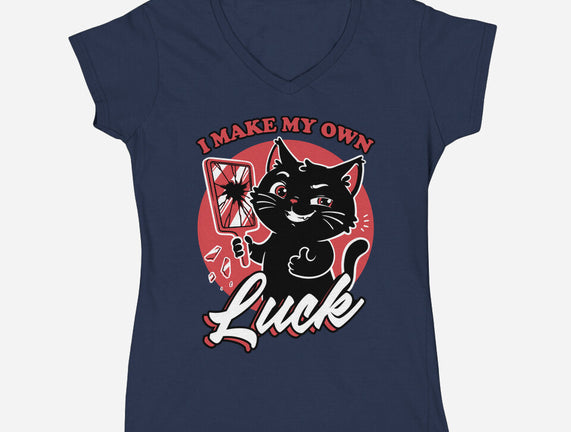 Black Cat Mirror Luck