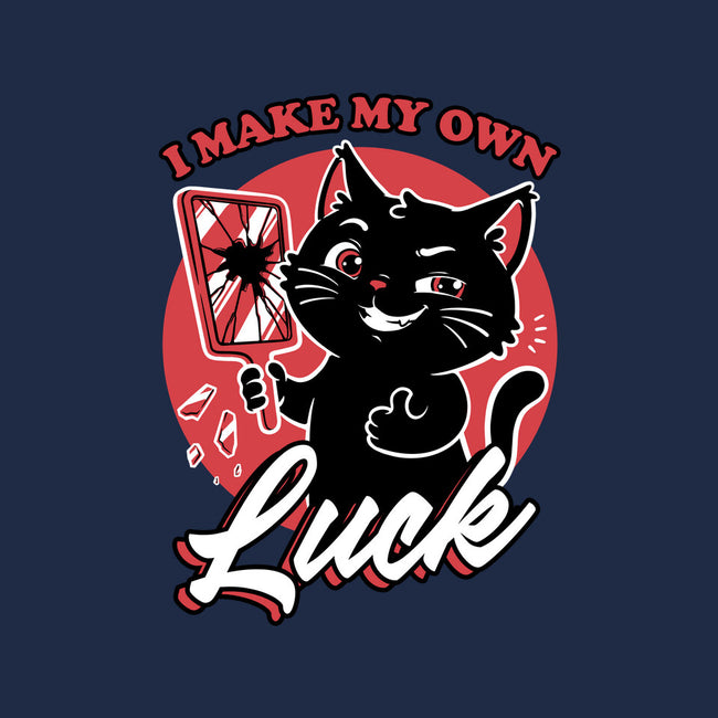 Black Cat Mirror Luck-Womens-Fitted-Tee-Studio Mootant