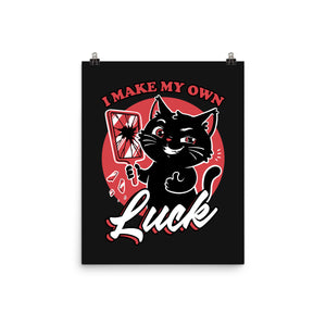 Black Cat Mirror Luck