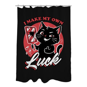 Black Cat Mirror Luck