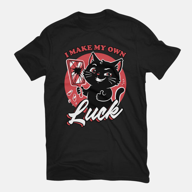 Black Cat Mirror Luck-Mens-Premium-Tee-Studio Mootant