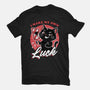 Black Cat Mirror Luck-Womens-Fitted-Tee-Studio Mootant