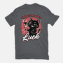 Black Cat Mirror Luck-Mens-Heavyweight-Tee-Studio Mootant