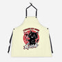 Black Cat Mirror Luck-Unisex-Kitchen-Apron-Studio Mootant