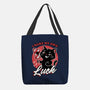 Black Cat Mirror Luck-None-Basic Tote-Bag-Studio Mootant