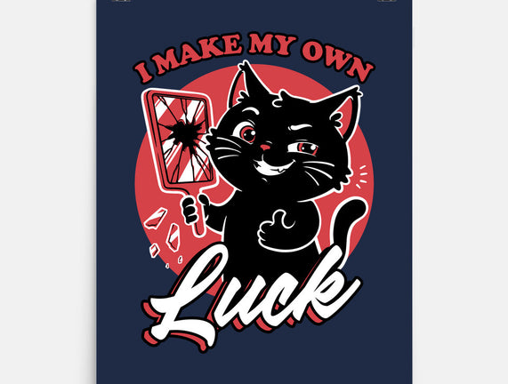 Black Cat Mirror Luck