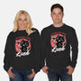 Black Cat Mirror Luck-Unisex-Crew Neck-Sweatshirt-Studio Mootant