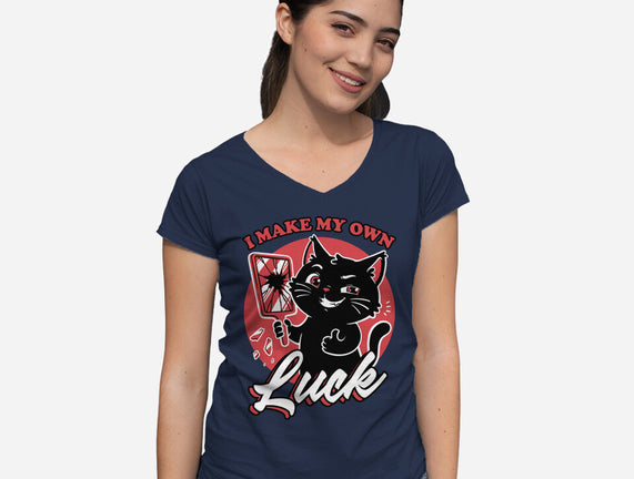 Black Cat Mirror Luck