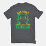 Bad Luck Who Cares-Womens-Basic-Tee-TechraNova