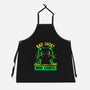 Bad Luck Who Cares-Unisex-Kitchen-Apron-TechraNova