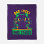 Bad Luck Who Cares-None-Fleece-Blanket-TechraNova