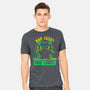 Bad Luck Who Cares-Mens-Heavyweight-Tee-TechraNova