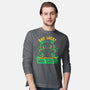 Bad Luck Who Cares-Mens-Long Sleeved-Tee-TechraNova