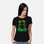 Bad Luck Who Cares-Womens-Basic-Tee-TechraNova