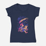 Earthboy-Womens-V-Neck-Tee-ilustrata