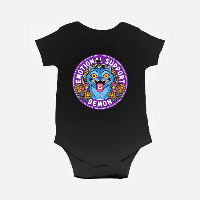 My Emotional Support Demon-Baby-Basic-Onesie-drbutler