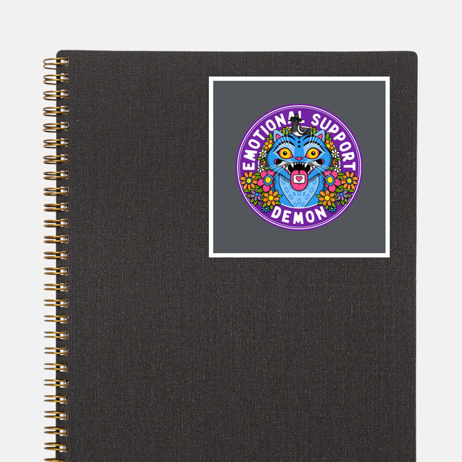 My Emotional Support Demon-None-Glossy-Sticker-drbutler