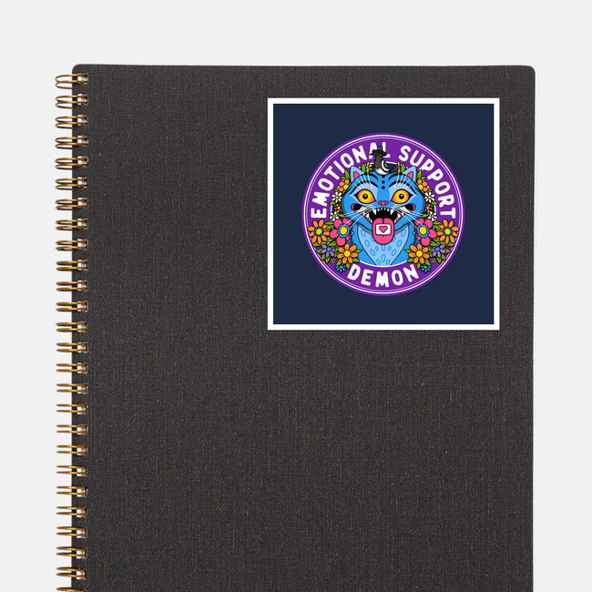 My Emotional Support Demon-None-Glossy-Sticker-drbutler