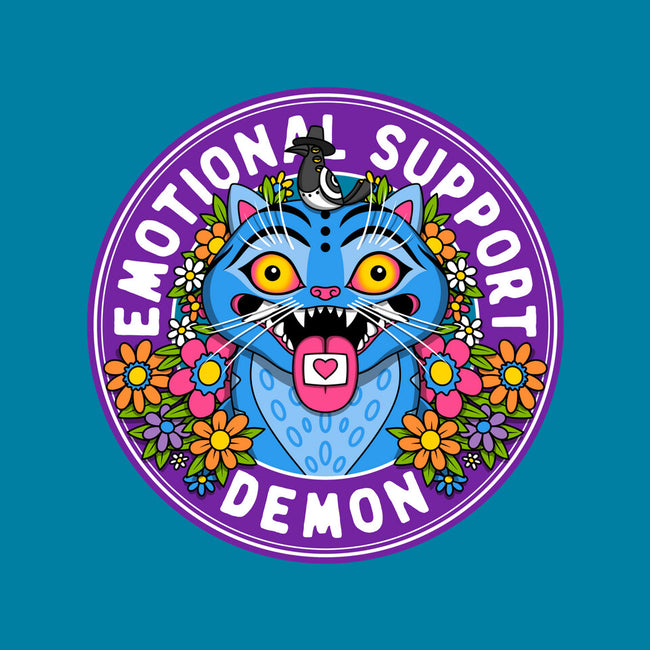 My Emotional Support Demon-Womens-Basic-Tee-drbutler