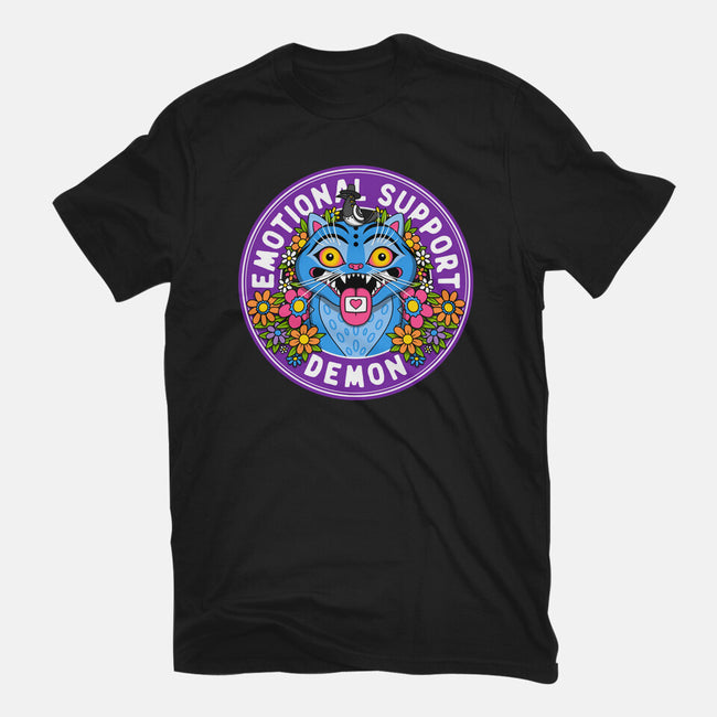 My Emotional Support Demon-Womens-Basic-Tee-drbutler