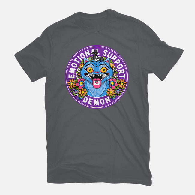 My Emotional Support Demon-Womens-Basic-Tee-drbutler
