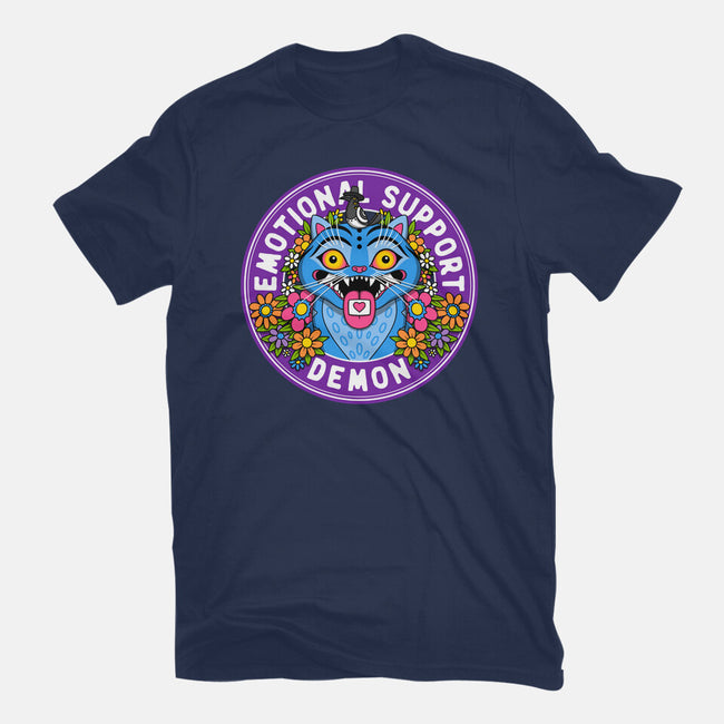 My Emotional Support Demon-Womens-Basic-Tee-drbutler