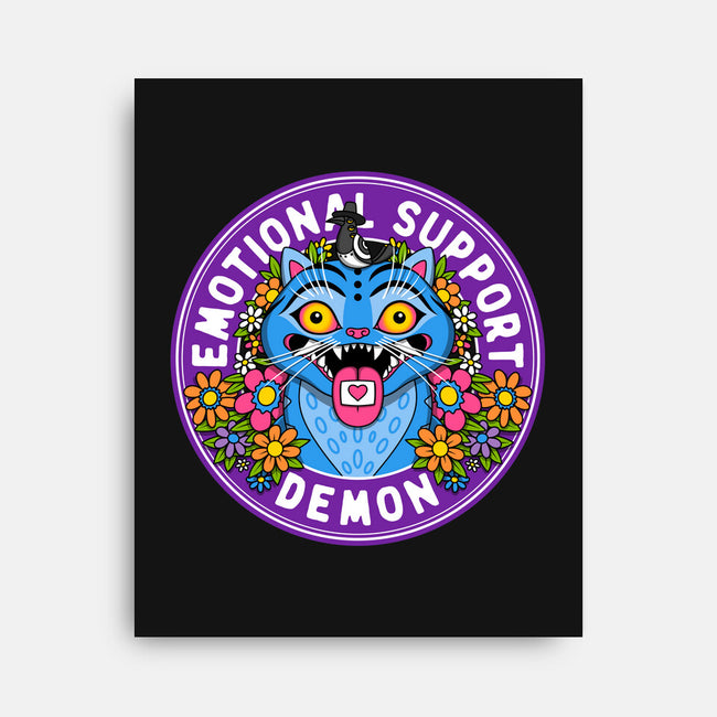 My Emotional Support Demon-None-Stretched-Canvas-drbutler