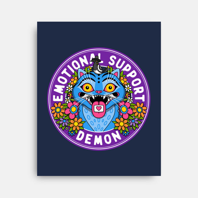 My Emotional Support Demon-None-Stretched-Canvas-drbutler