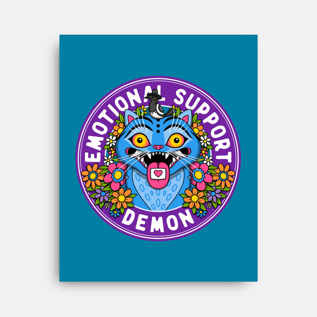 My Emotional Support Demon-None-Stretched-Canvas-drbutler