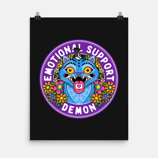 My Emotional Support Demon-None-Matte-Poster-drbutler