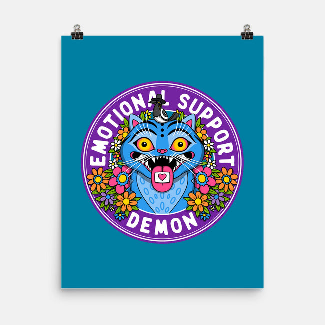 My Emotional Support Demon-None-Matte-Poster-drbutler