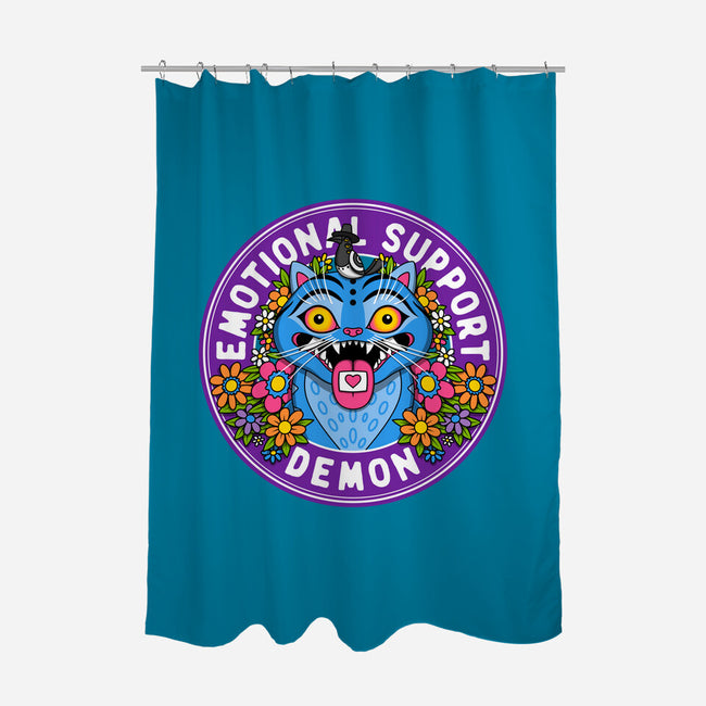 My Emotional Support Demon-None-Polyester-Shower Curtain-drbutler