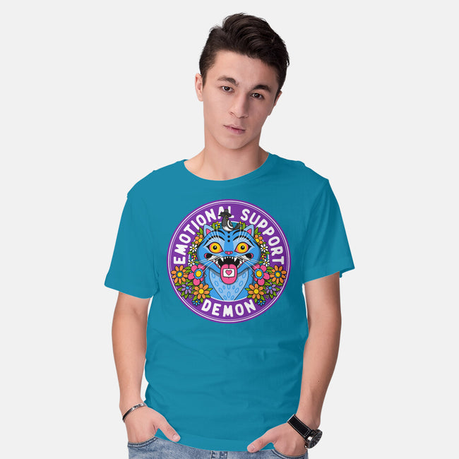 My Emotional Support Demon-Mens-Basic-Tee-drbutler