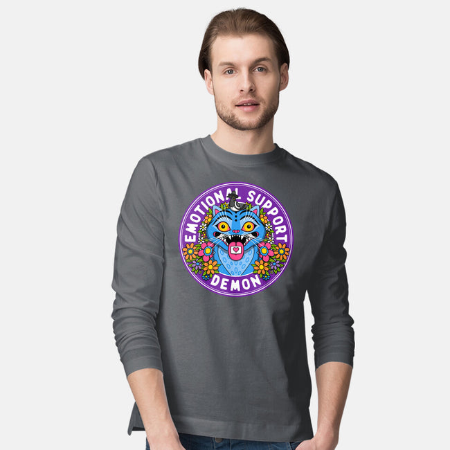 My Emotional Support Demon-Mens-Long Sleeved-Tee-drbutler