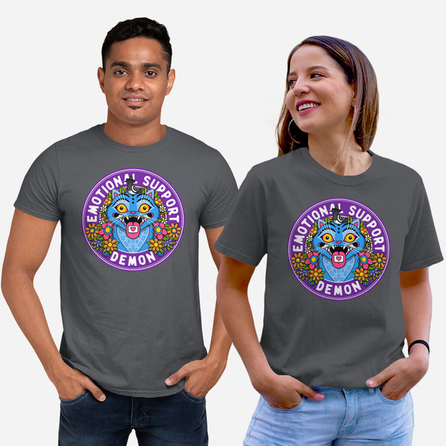 My Emotional Support Demon-Unisex-Basic-Tee-drbutler